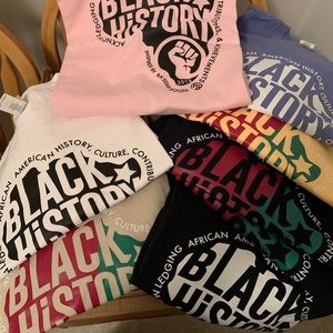 Black History and Achievement Tees. Unisex Fit